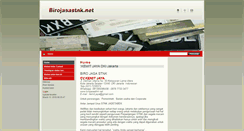 Desktop Screenshot of birojasastnk.net